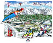 Charles Fazzino Charles Fazzino Olympic Games, 2014 - Sochi (DX)